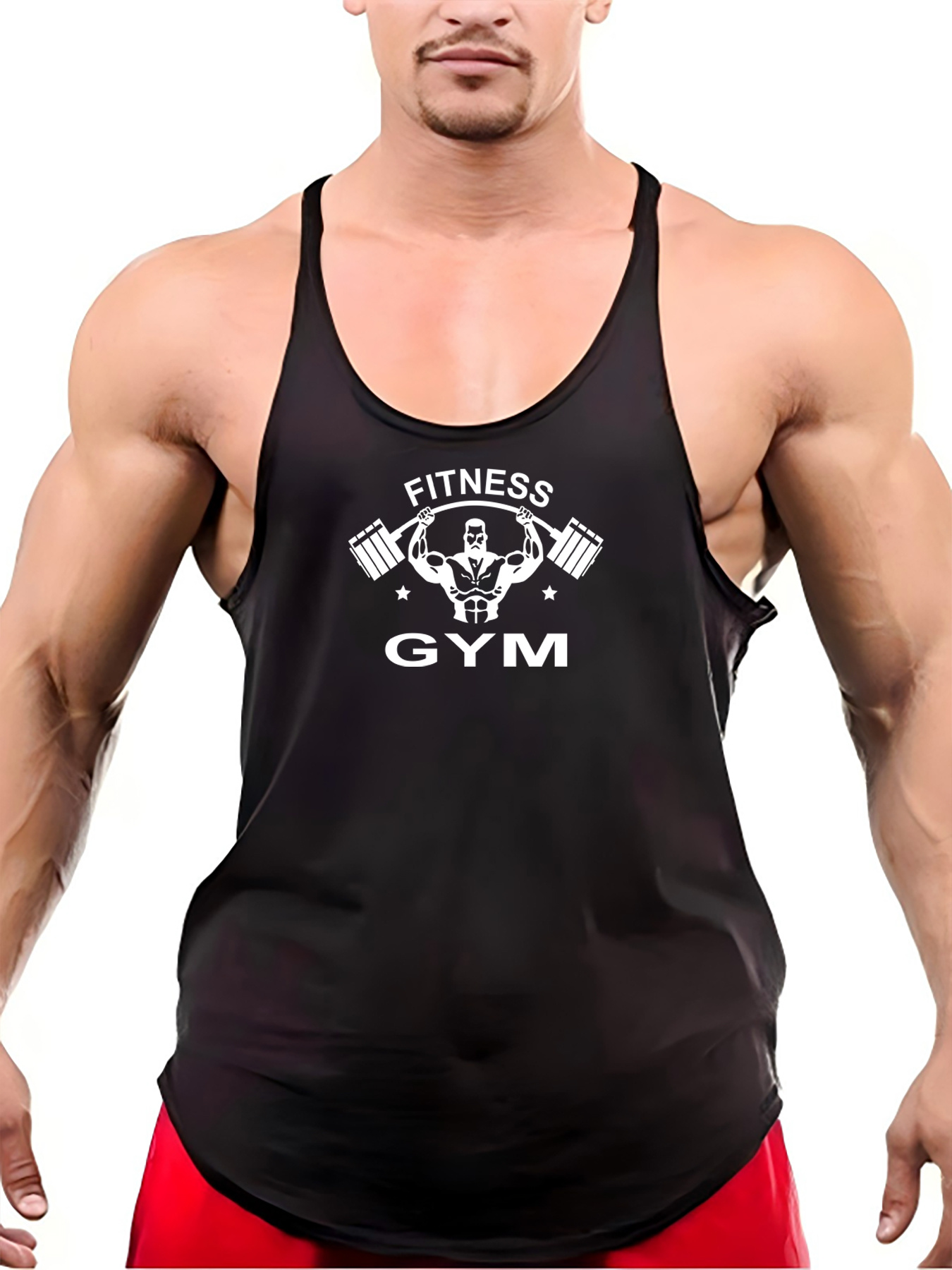 Men's Gym Vest, Cotton Sports Tank Top