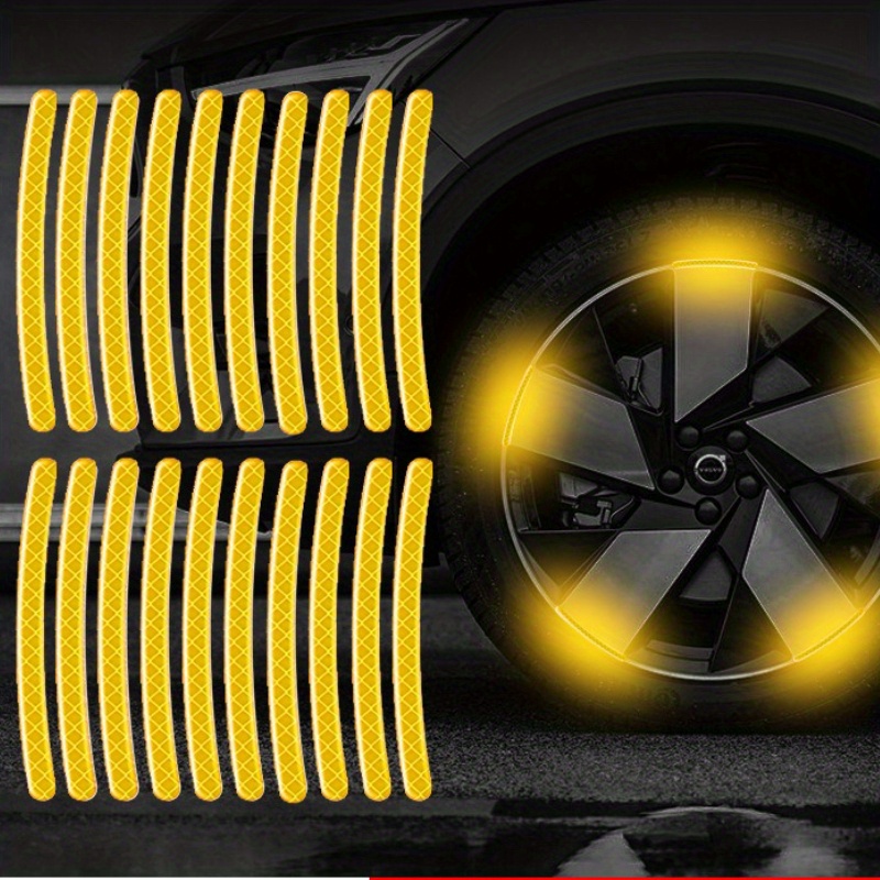 29pcs High Visibility Reflective Safety Warning Stickers for Vehicles & Backpacks