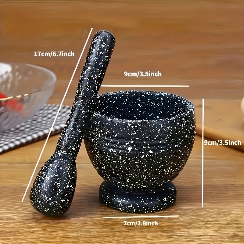 Sturdy PP Manual Garlic Press and Spice Grinder for Home Kitchens