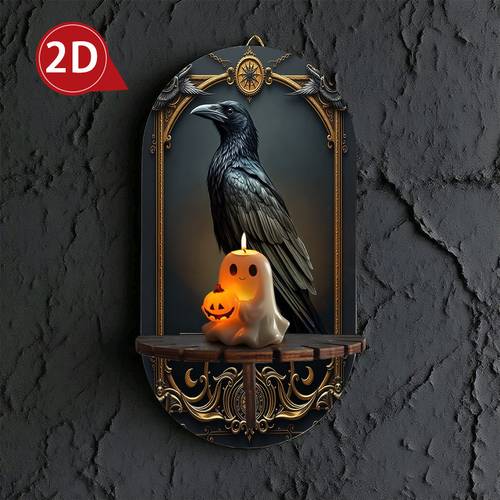 2d flat gothic victorian ornate shelf decorative candle holder and key display rack featuring accents deep dotted artificial wood fireplace mantle suitable for home decor with additions