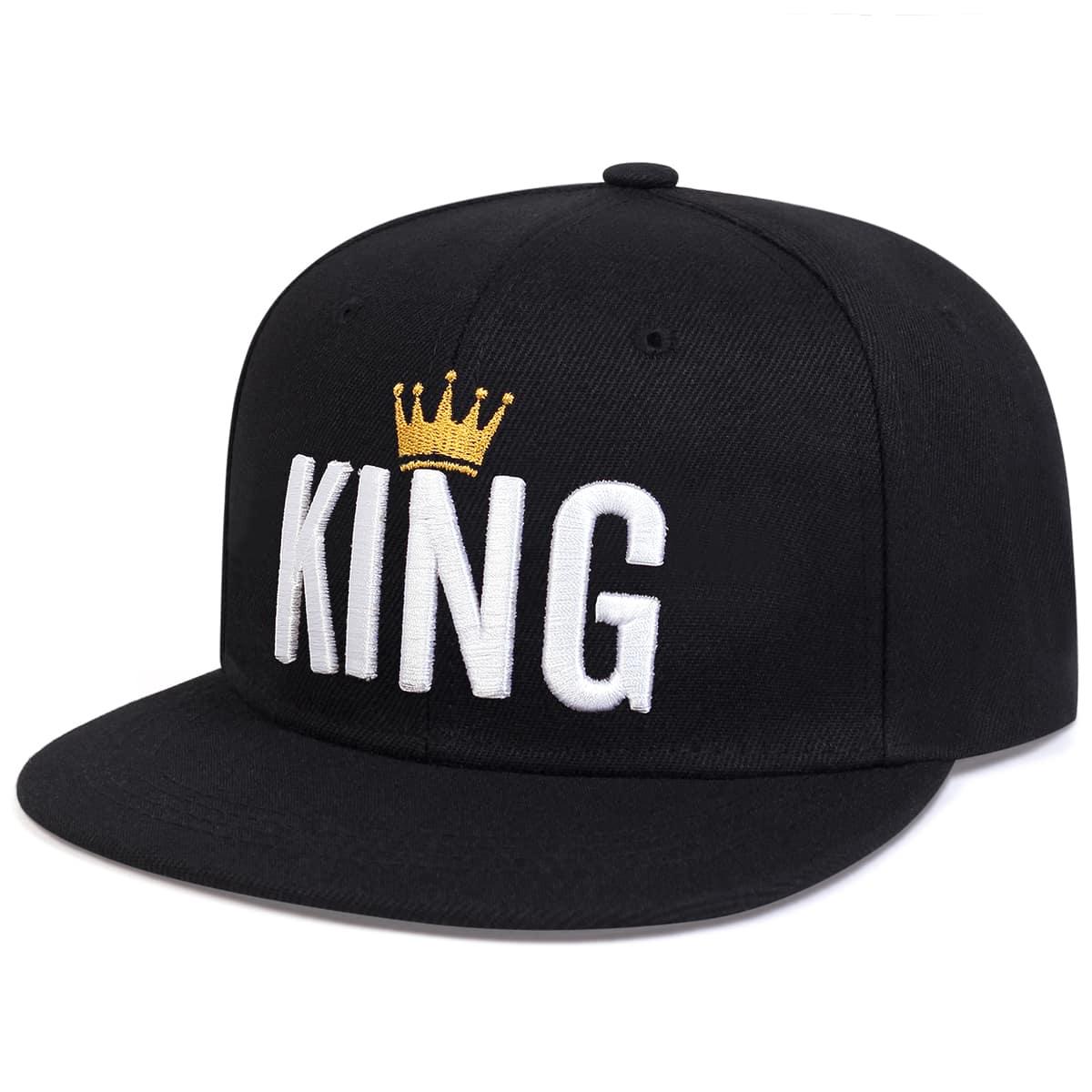 TEMU 1pc Crown Baseball Outdoor Adjustable Hip-hop Hat Fashion Casual Suitable For Spring And Autumn Travel Beach Party