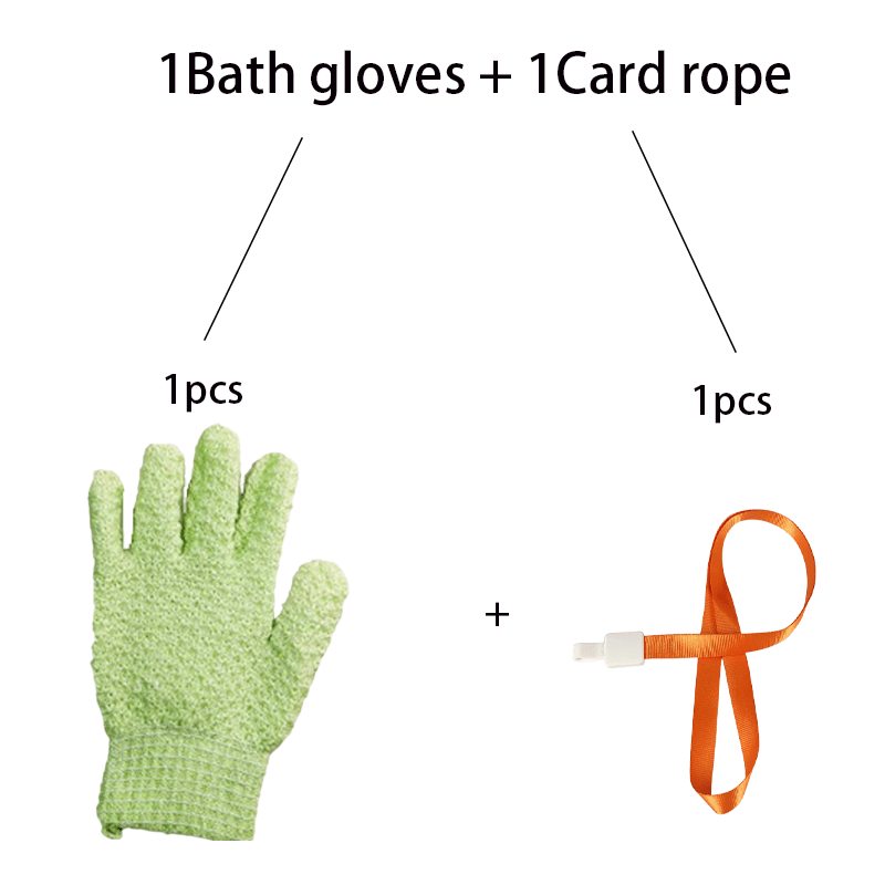 TEMU Gant de bain exfoliant épaissi amélioré, gant de douche à doigts pour adultes, nettoyage et lustrage de pour du travail, pour corporel dans de