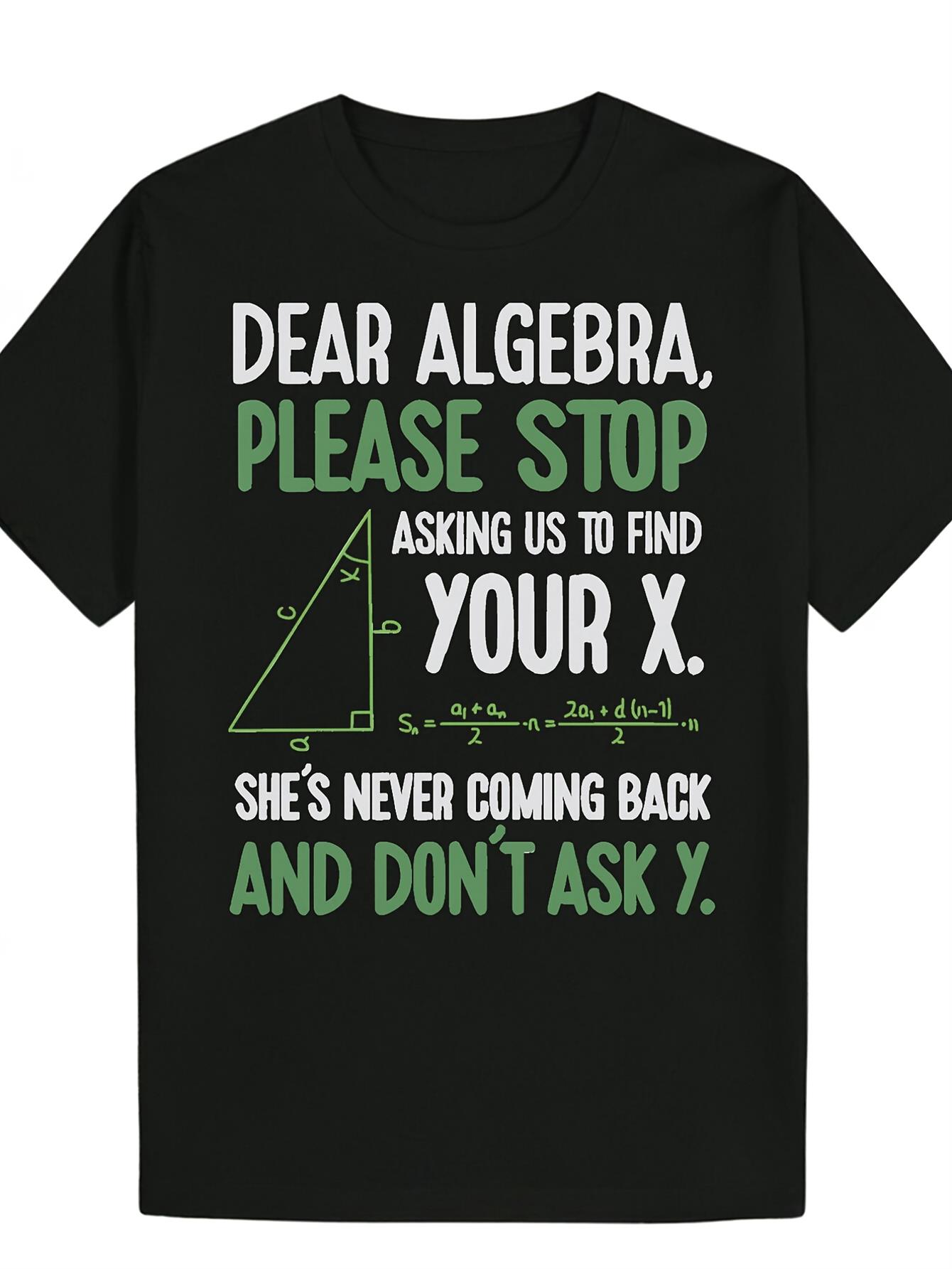 math t shirt sold on Temu United States