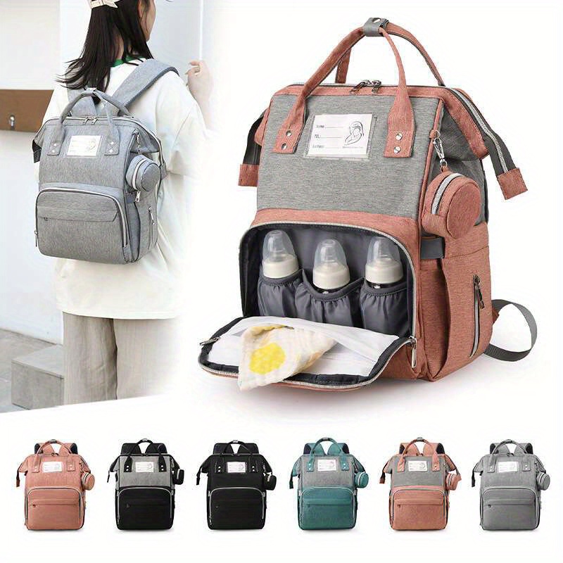 Mommy Cross-Border New Fashionable Large Capacity Insulated Milk Storage Backpack with Dry Wet   Portable Urine