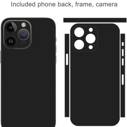 2pcs light beige sticker compatible with iphone 16 pro film vinyl decal black cover for phone back camera side for 15 pro max