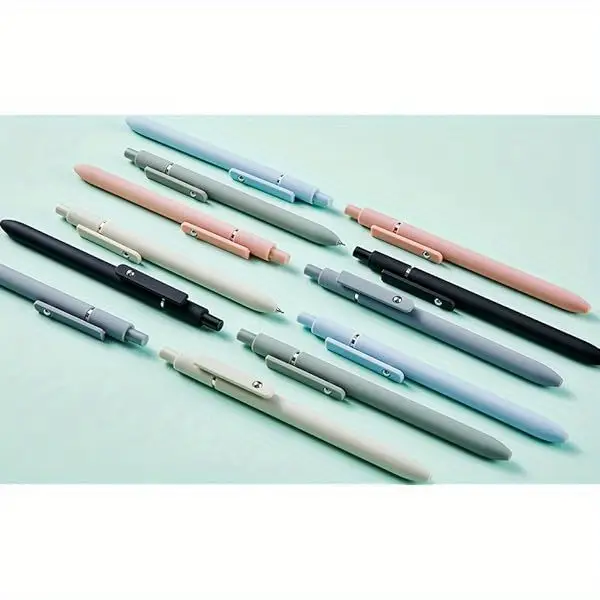 12 pack cute gel pens retractable quick ink pen fine point 0 5mm black ink rolling ball gel pens smooth writing aesthetic pens for office supplies pastel gel pens fancy pens for women pens set cute pens for eraseable pens study tools school supplies stylish stationery comfortable grip durable construction gel pen set students creative writers Product details 0