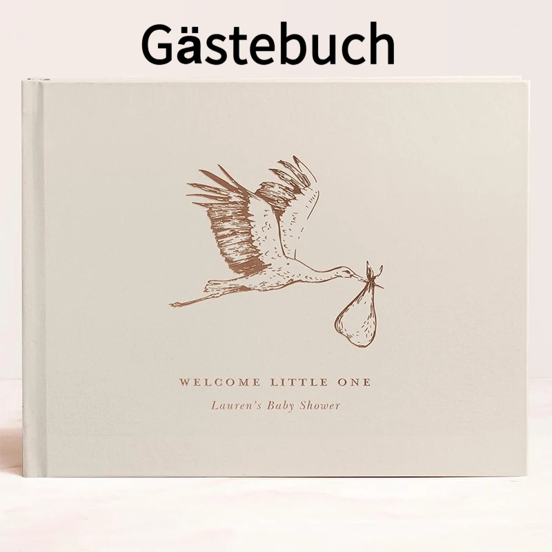 TEMU Personalized Baby Shower Guest Book, 100 Pages Blank Paper, Baby Shower Gue