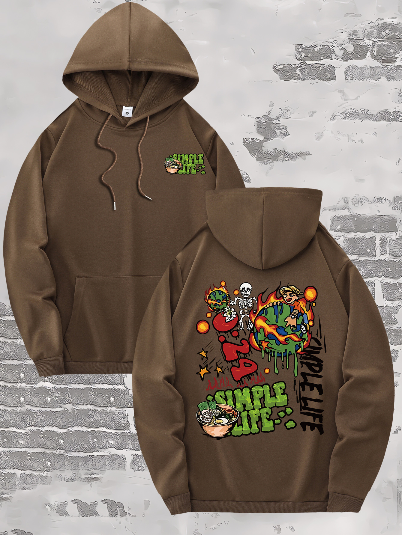 hoodie green sold on Temu United States