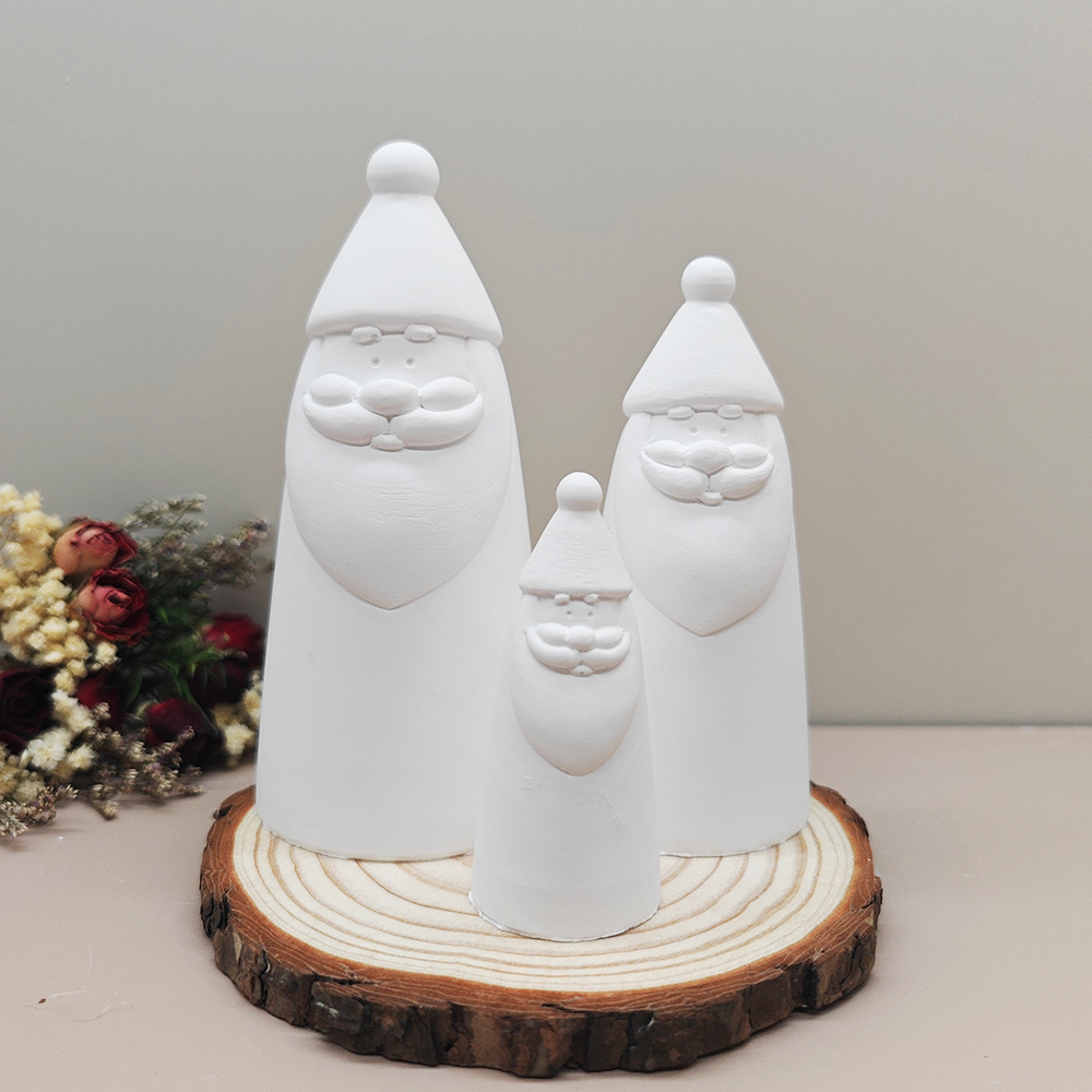 

Santa Set For Diy - Large, & For Plaster And Decorations