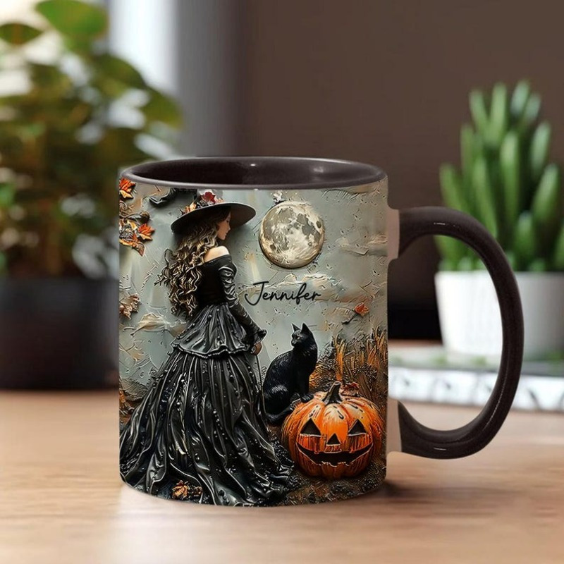 

Halloween Mug, Wiccan Oil For Pagan 11 Oz