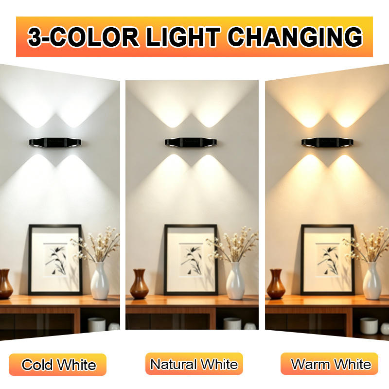 Smart Motion Sensor LED Wall Light with USB Charging