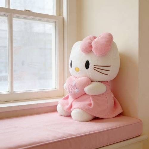 kt cat cute plush toy pink dress for kitten doll a for gifts