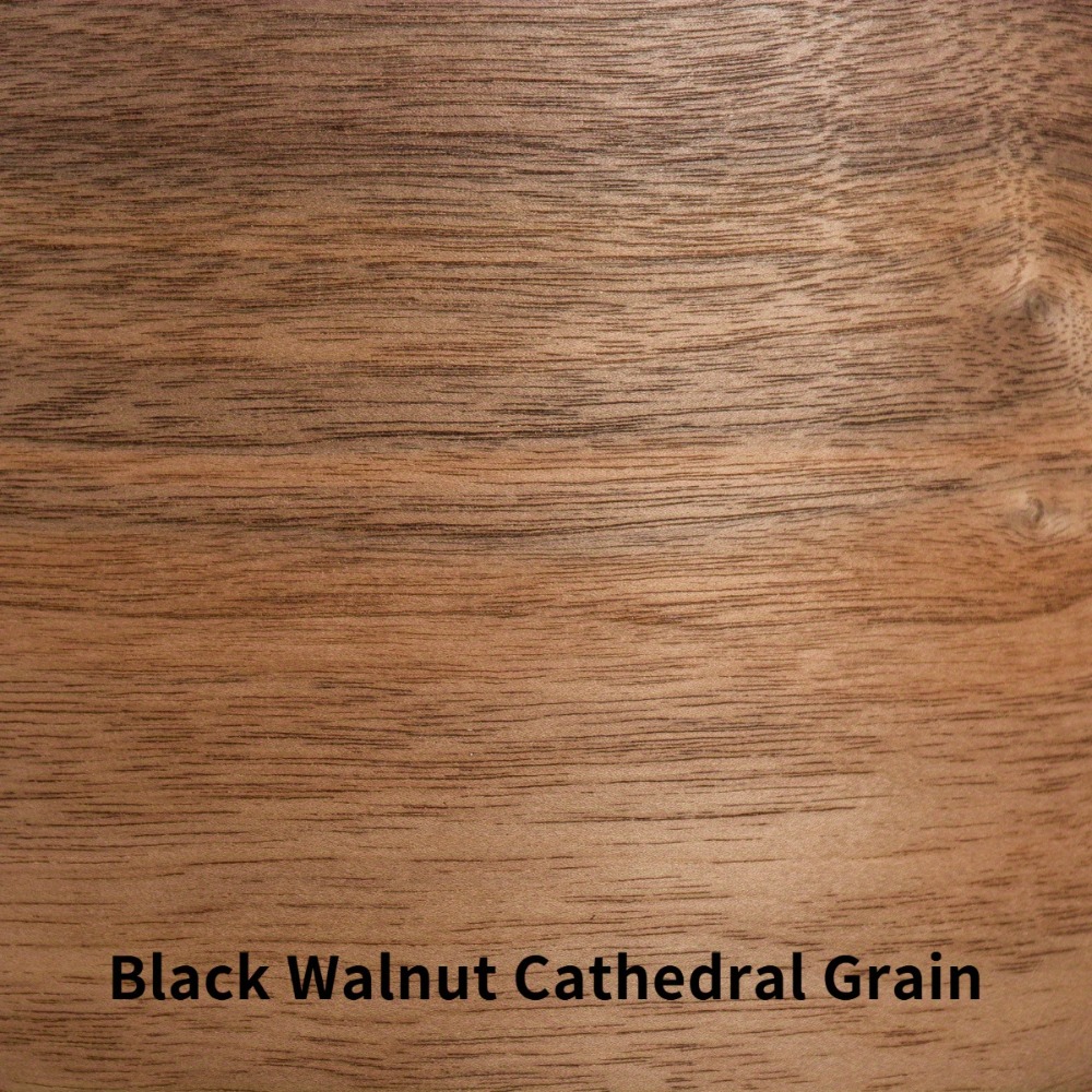 1 sheet extra long 249 94  walnut cathedral grain veneer   luxury cabinet door tabletop flooring sheet with non woven backing for woodworking furniture making countertops professional home use