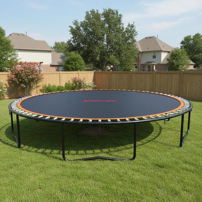 Trampoline Mat, Round Jumping Plane, Polypropylene, Orange, Suitable For Indoor And Outdoor Use, And Have Strong Load-bearing Capacity