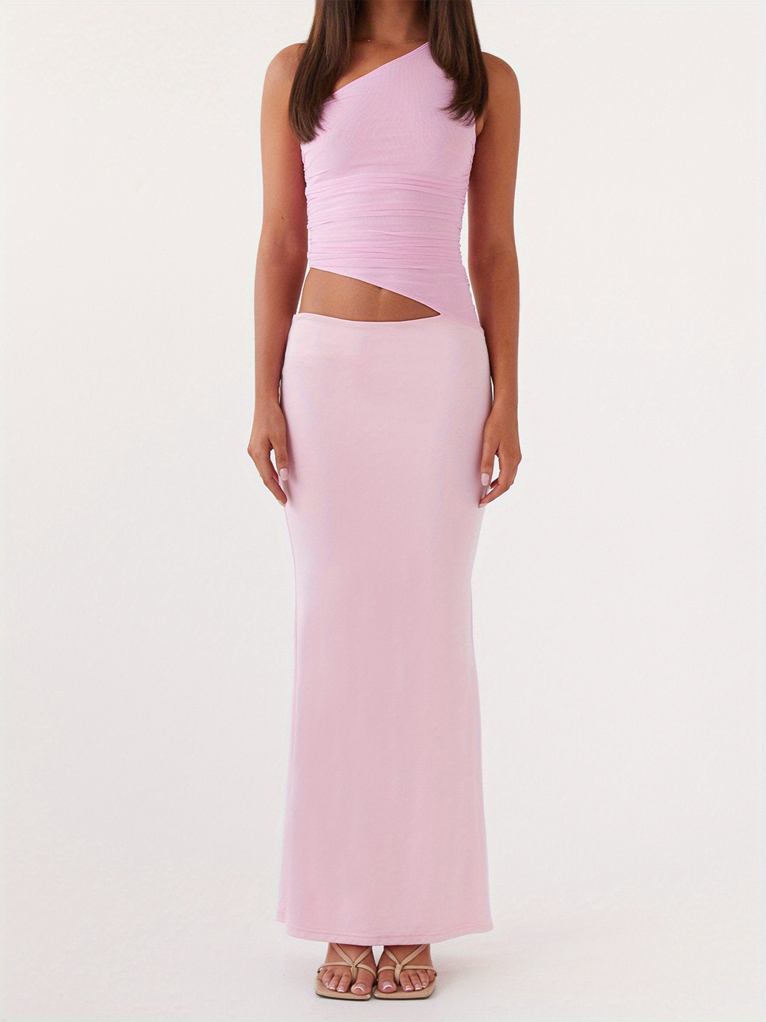 slim fit dress slacks Keyhole Body Dress main image 0