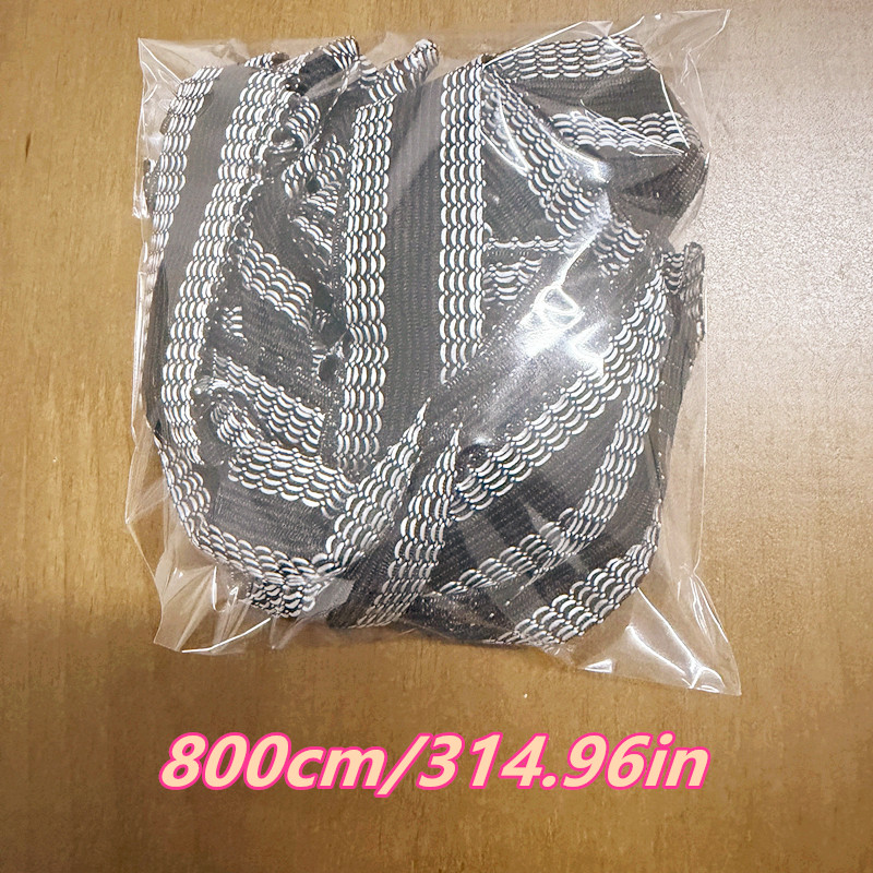 TEMU 8 Meters Self-adhesive Stickers For Trousers Pants, Striped Trouser Patches, Home Fabric Supplies