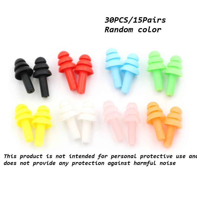 TEMU 30pcs (15 Pairs) Christmas Tree Soft Foam Ear Plugs | For Study, Work, Travel | Random Colors, Ultra And Reusable