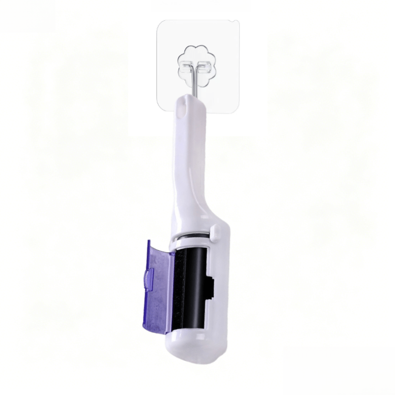 TEMU High- Electrostatic Dust Removal Brush, 2pcs (dust Brush + Hook), Reusable Electrostatic Lint And Dry Cleaning Brush, Ergonomically Designed For