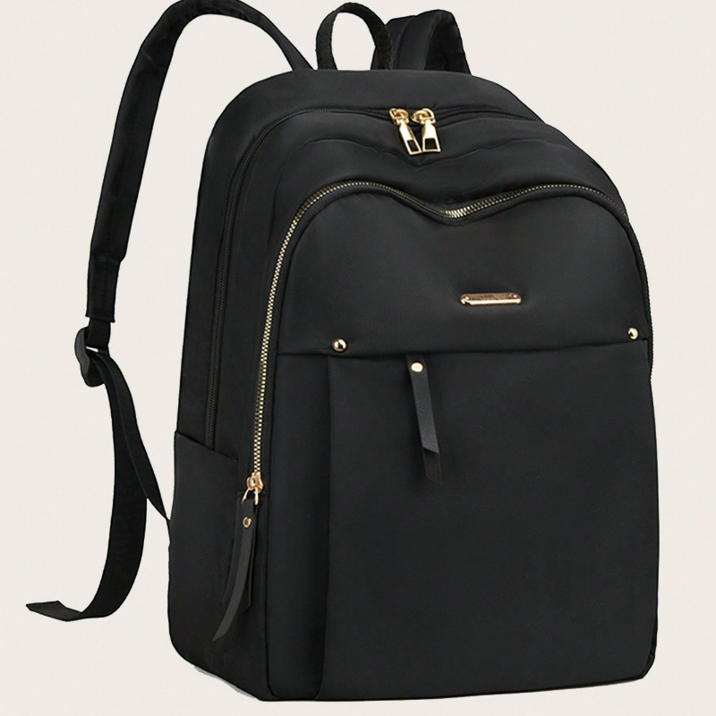 E-shop Vielseitiger einfarbiger Rucksack mit mehreren für Damen, Campus-Rucksack für Schule, Mittelschule, Gymnasium, Universitätsstudenten, leichter,