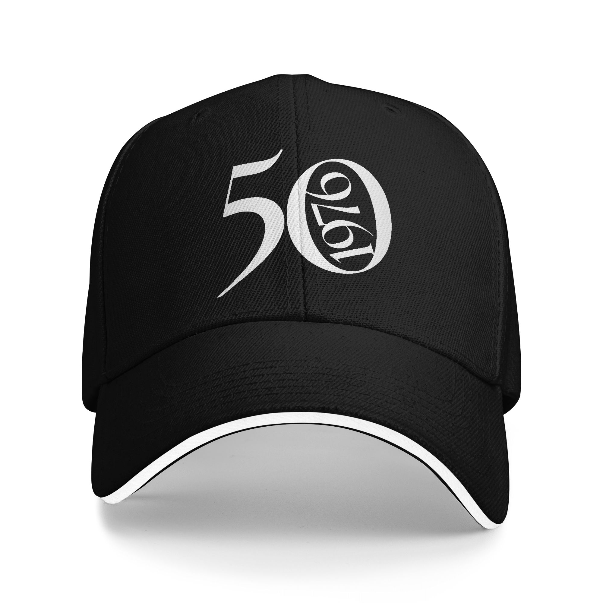 TEMU Vintage 1976 50th Birthday Gift Baseball Cap - Retro Snapback Hat Suitable For Teens &, Lightweight With 1976 Print, Unisex For Mardi Gras,