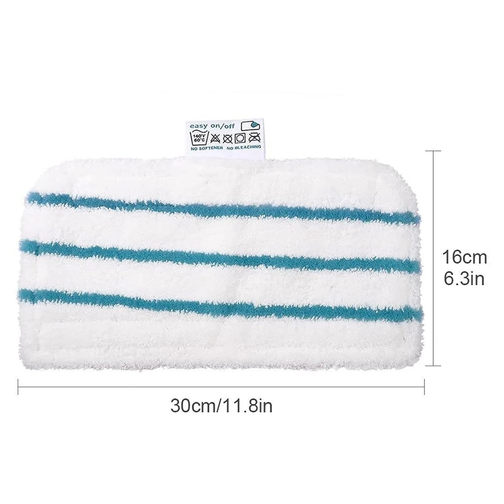 5 pack black decker compatible steam mop pads reusable washable cloth mop refills for fsm 1600 1610 1620 1630 series floor cleaning cloths details 0