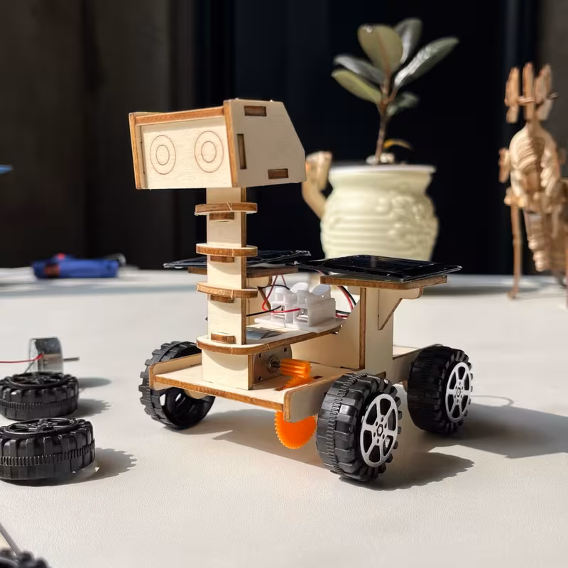 ערכות בנייה stem, רוברים סולאריים, פרויקטים מלאכת בנייה מדעית, פאזלים עץ תלת-ממדיים, מתנות יום הולדת, מתנות חג המולד לגילאי 14 ומעלה פרטי מוצר 1