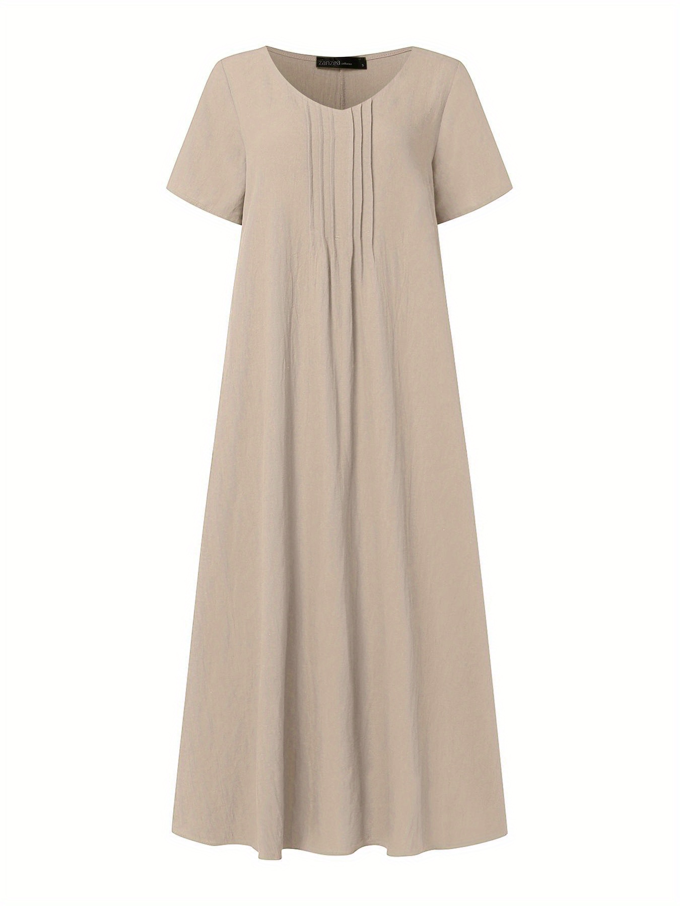 plus size lightweight maxi dresses women featuring a simple Temu