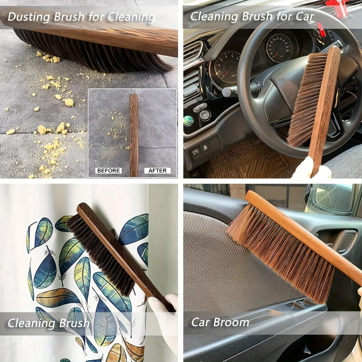 1pc hand sweep broom cleaning brush- soft bristle dusting brush, cleaning car/bed/soil/ /garden/furniture/clothes, wooden handle, broom for home cleaning, broom with brush, broom for floor cleaning, broom and dustpan set, garden maintenance, furniture cleaning, handheld brush,  , sturdy construction, durable bristles, dusting tool, multipurpose brush, home cleaners,  , high quality broom, floor cleaning, dusting kit,   cleaning, lightweight tool Product details 4