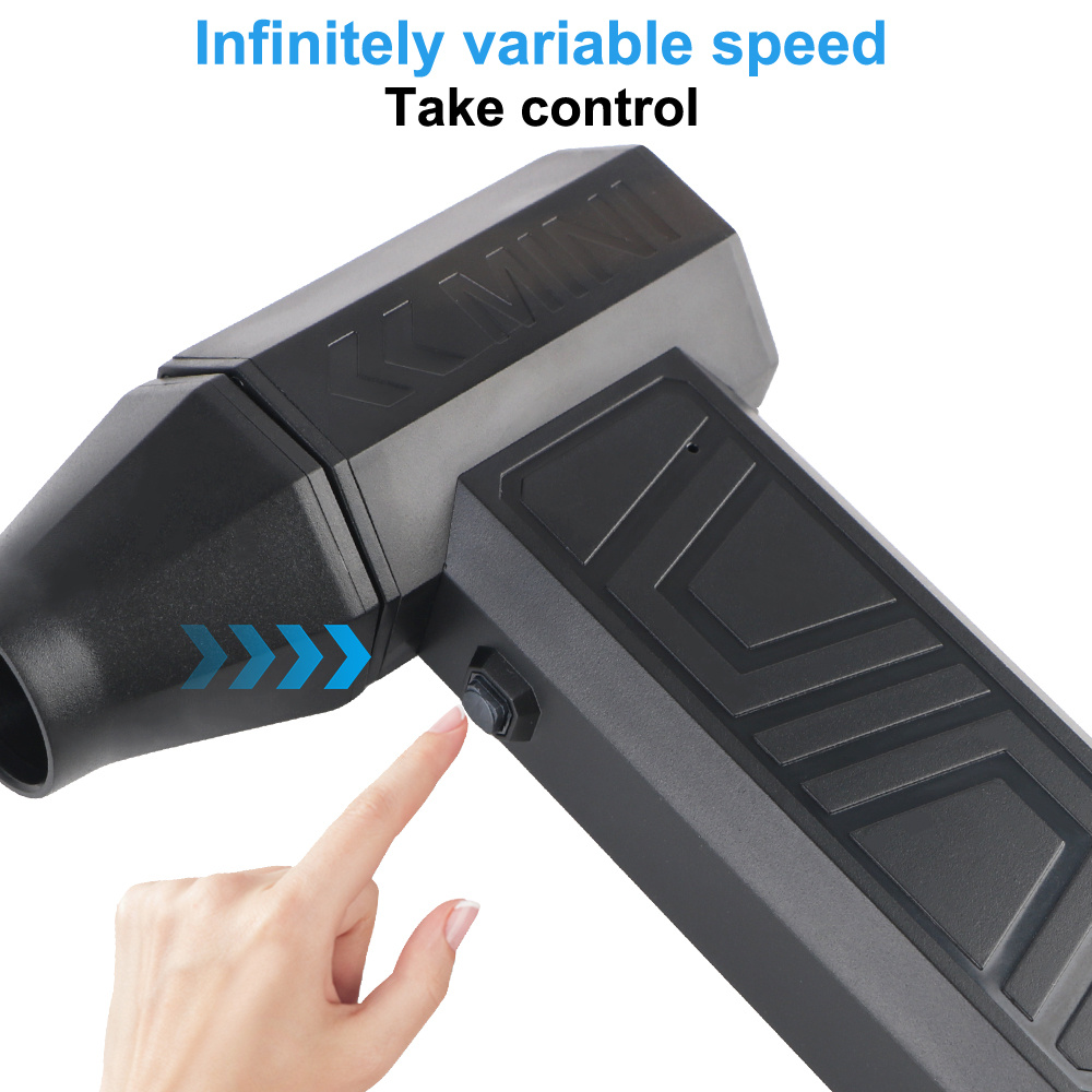   fan electric air duster 130k rpm   adjustable cordless blower for car snow dust cleaning portable type c fast charging tool Product details 2