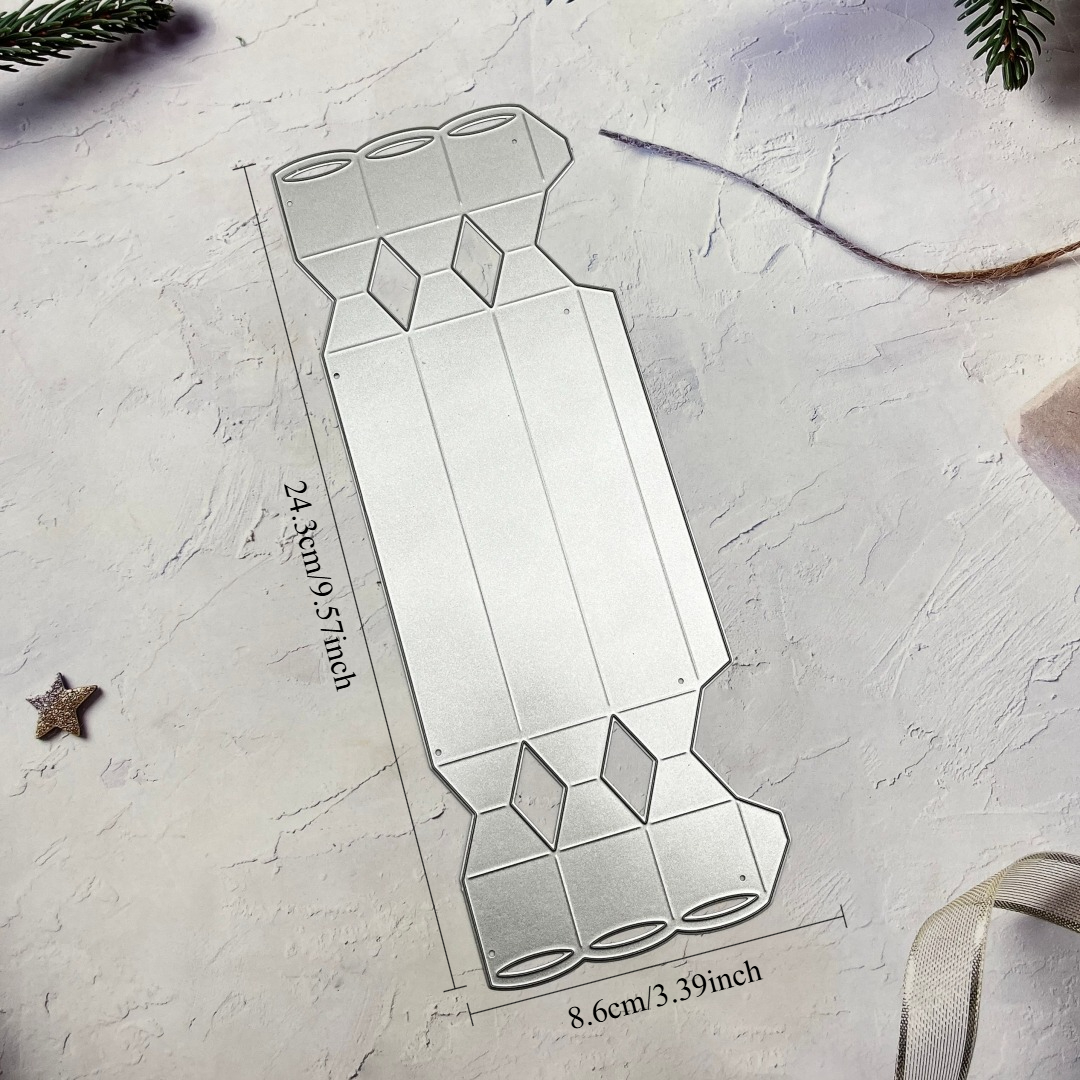 Image of A New Cutting Die For Holiday Gift Box Decoration, Perfect For Card Making And Embossing Crafts, Enhancing The Light And Elegant Decor Of Your Festive Celebration