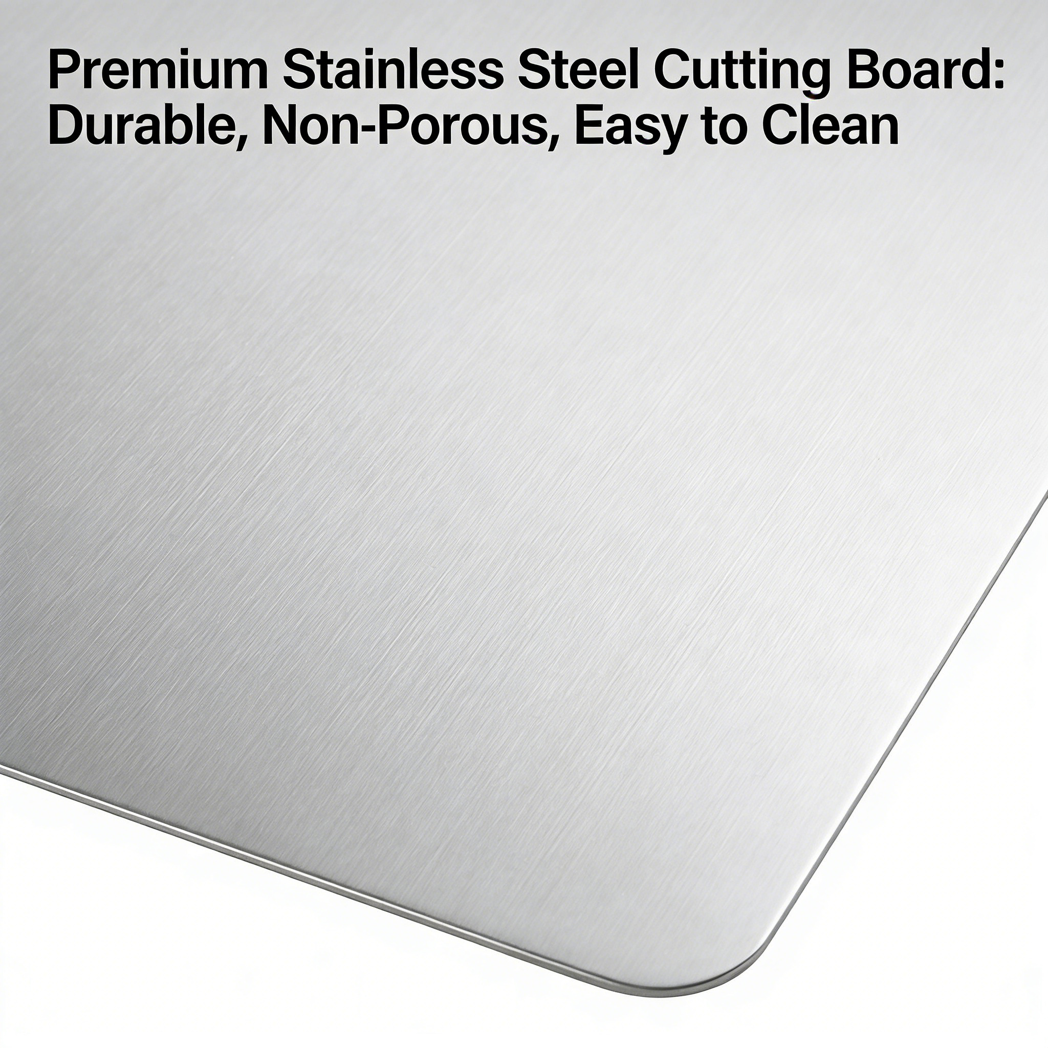 large chef cutting board professional kitchen heavy duty stainless steel double sided chopping board meat vegetables bread   women on halloween Product details 3