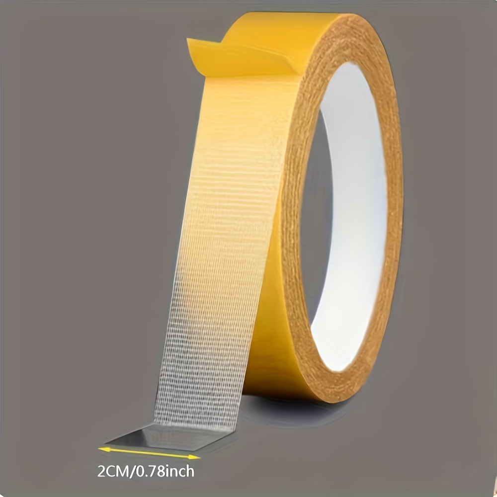4 Rolls Of Strong Adhesive Fabric Tape, No-cutting Multi-functional Traceless Pant Hem Modification Application, Suitable For Fabric And Clothing No-sew Self-adhesive Fixing Stickers