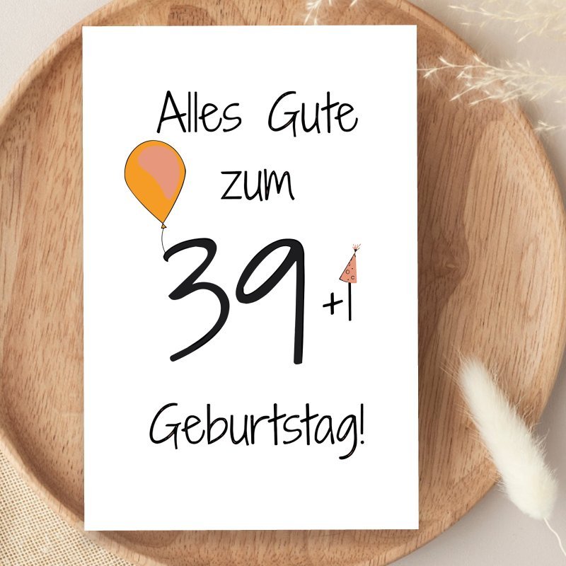 

Funny German 40th Birthday Card, Ideal For Christmas And Birthdays, Perfect Gift , Family, And , 1pc, Brother Sister Son Daughter Husband Boyfriend Girlfriend Wife