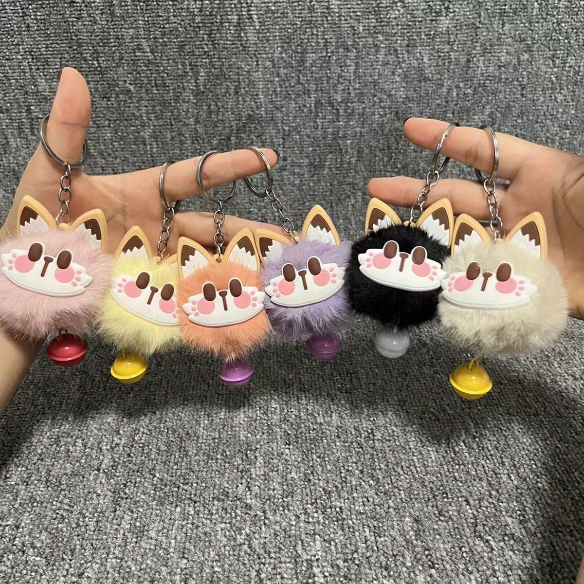 Backpack Keychain Kids Cat Keychain With Fluffy Pom Pom For Women Purse Handbags Cute And Stylish Key Ring Bag Charms For Cat Lovers P 103883199 Backpack Charms For Girls