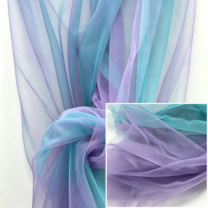 TEMU 4pcs Set Of 73.8cm X 280cm Color-block Table Runner, Soft And Lightweight Mesh Fabric - Used For Diy Table Centerpieces And Chair Back Ribbons.