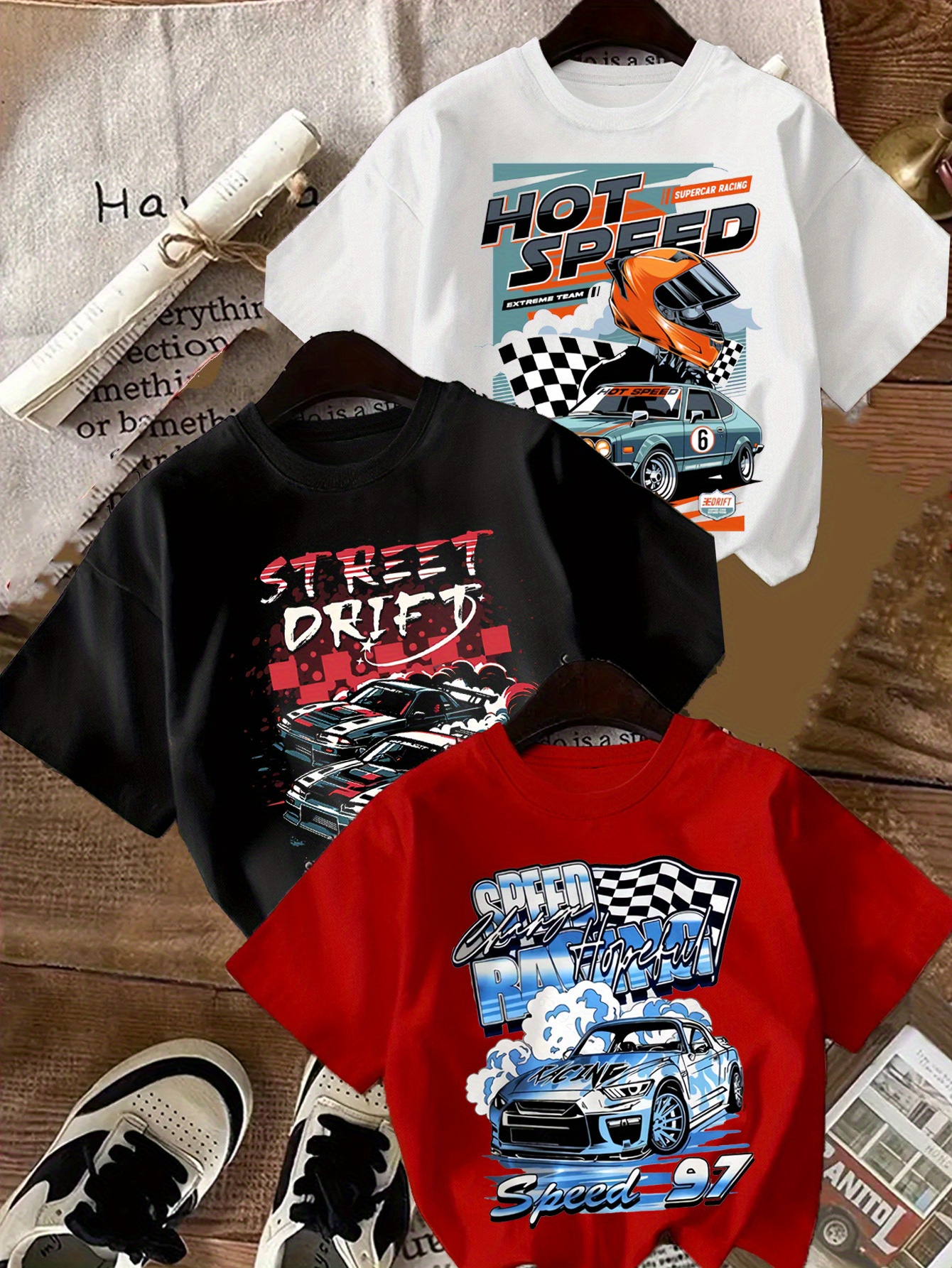 racing car graphic t shirts vibrant street drift Temu Bahrain