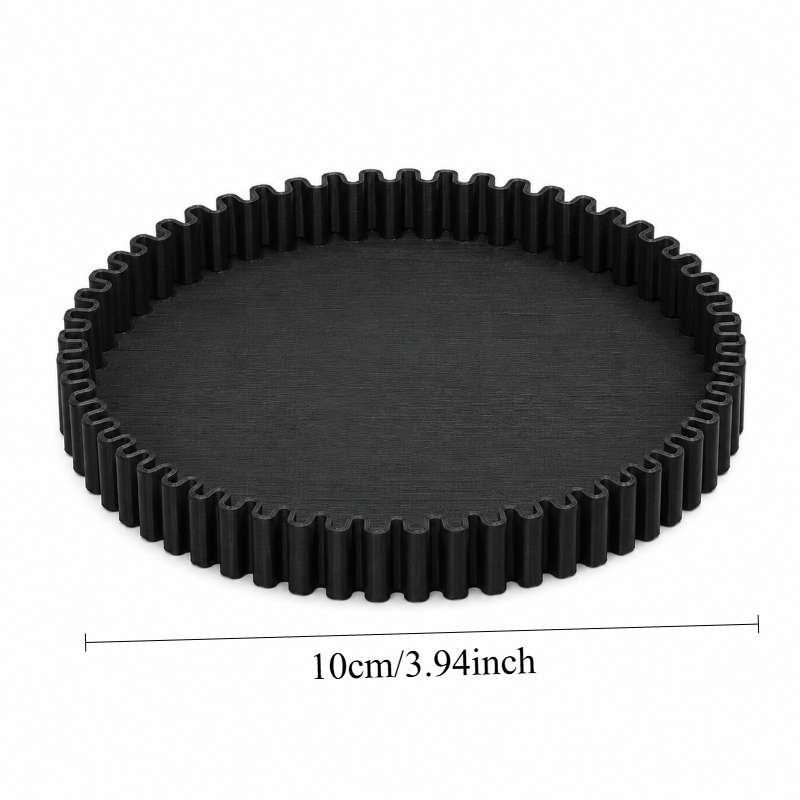 round tray wavy teeth pattern storage plate creative desktop dish suitable for jewelry perfume keys and miscellaneous items tray home bedroom dressing table entrance decoration christmas new year gift non food contact