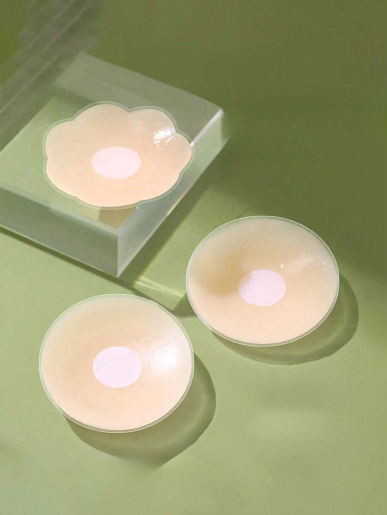 2/6/10pcs Reusable Silicone Nipple Covers - Women'S Bra Stickers, Breast Petals - Strapless Lift Up Bra Tape Pads, Chest Pasties