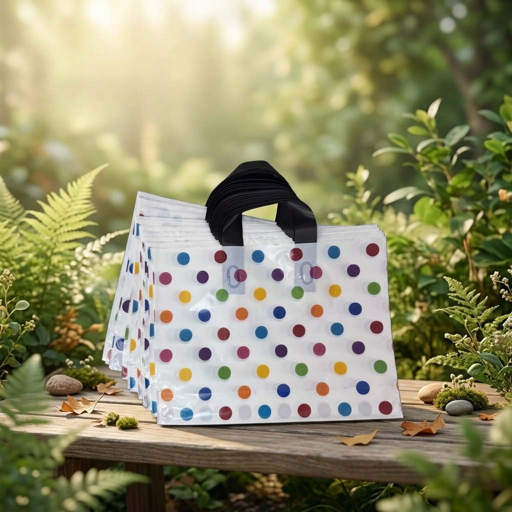 TEMU 30 Colorful Polka Dot Gift Bags Made Of Durable Plastic, Fashion Gifts, Shopping For Other Items And Giving Gifts. , Everyday Use Or Special