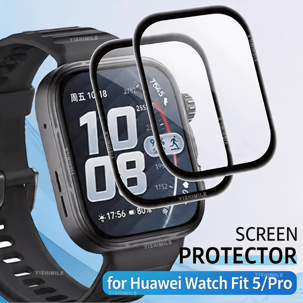 TEMU 2pcs Hd Screen Protector, Hydrogel Soft Film, High-definition And Anti-fingerprint, Suitable For Huawei Watch Fit 4/ 5/fit 5pro Series, Anti