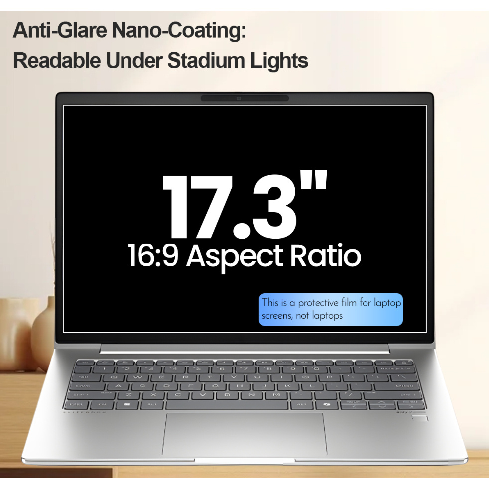 TEMU 1pc Of A 17.3-inch Laptop Privacy Screen Protector, Featuring 9h Hardness, An Ultra-thin High-definition Film For Computers, Lightweight And