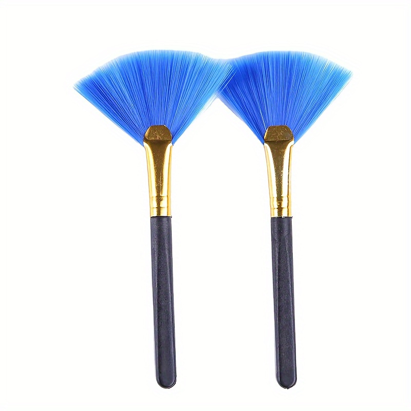 2pcs Fan-shaped Computer Brush Keyboard Brush Camera Mobile Phone Cleaning Brush Soft Bristles Computer Cleaning Brush Dust Removal Brush