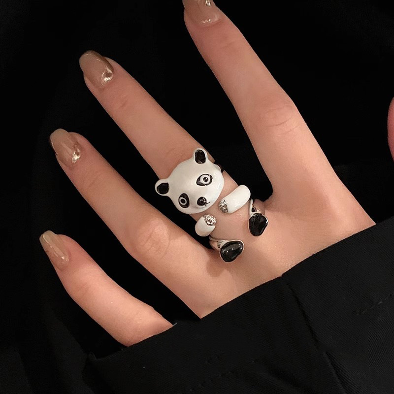 TEMU Bague au unique et adorable, bague pour l'index, bague ouverte, bijou cadeau, cadeaux parfaits pour toute occasion