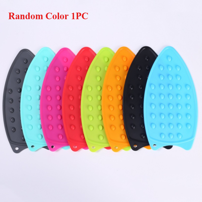TEMU 1pc Solid Color Silicone Ironing Mat, Thickened Anti-slip, Foldable Heat-resistant Mat - Essential For Apartments, University Dorms,