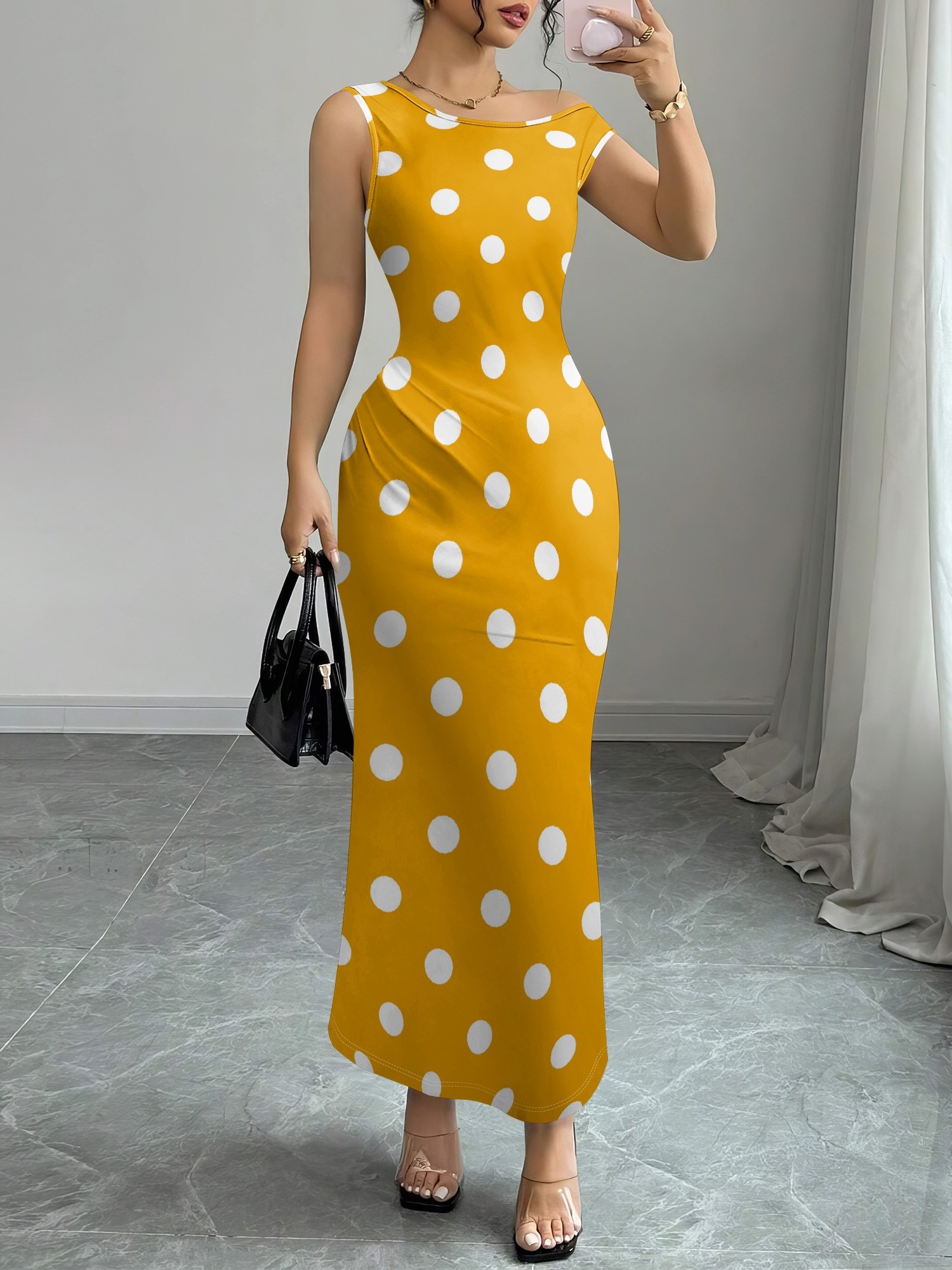 off the shoulder dress red 21848