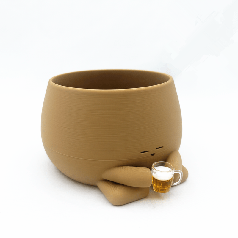 TEMU Comfortable Container For Beverages Or Plants | Beercoffee Bubble Tea For Enthusiasts Of Gardening