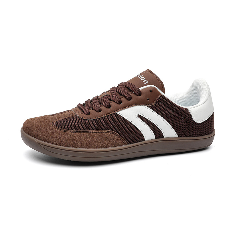 Image of Mens Retro Wide Casual Shoes Size Plus Lightweight Breathable Low Top Flat Sneakers For Comfortable Toe Room Loose Fit Footwear