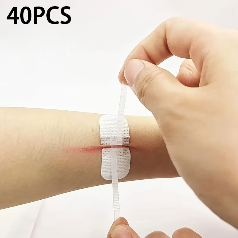 40pcs pack of   bandages wound dressings   and suture dressings easy to store   suitable for outdoor sports and travel lightweight