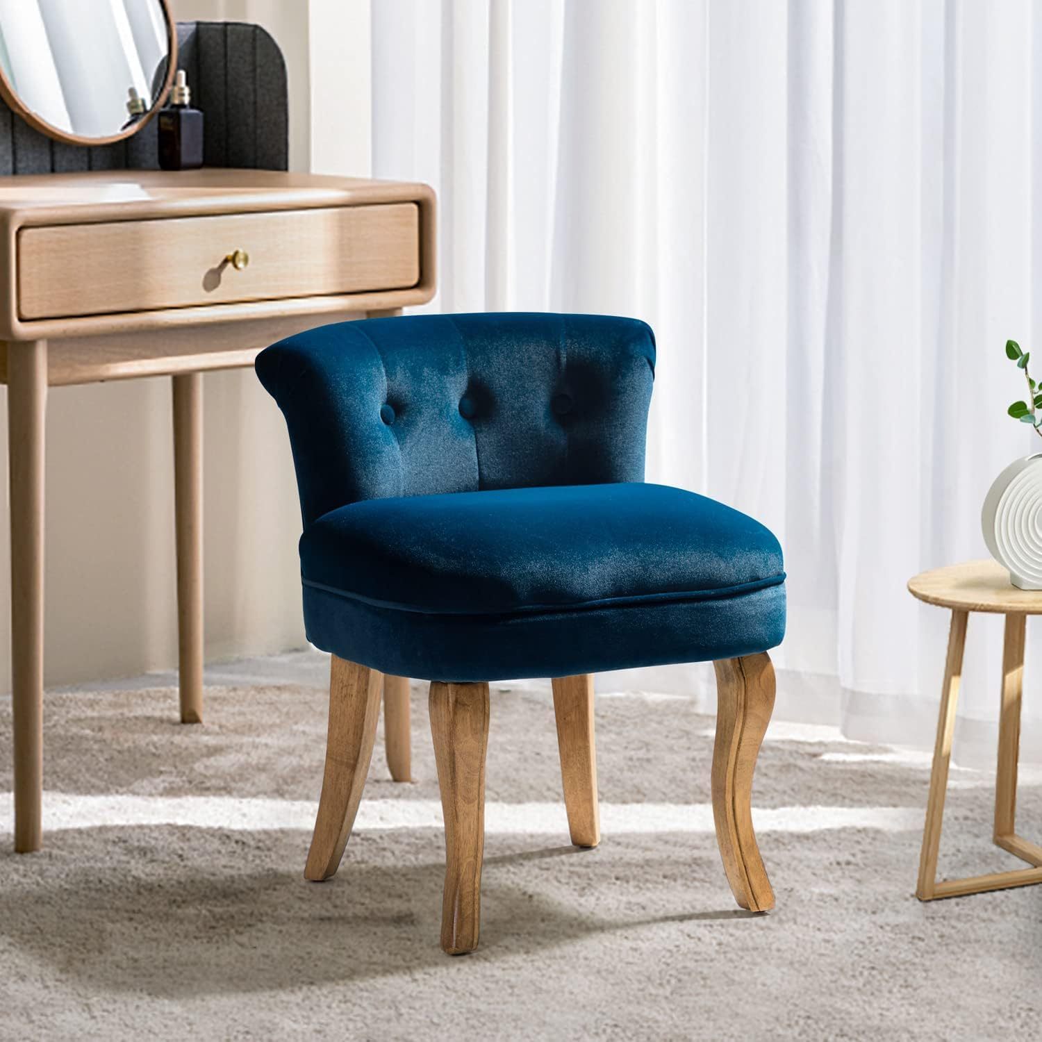 chair for dressing table sold on Temu United States