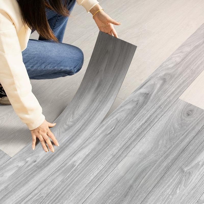 TEMU Rollo de revestimiento de suelo autoadhesivo de 3 m x 15 cm con de veta de madera, piso de vinilo engrosado y resistente al , para renovación de